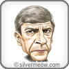 Soccer Caricature Avatar - Arsene Wenger (Arsenal)
