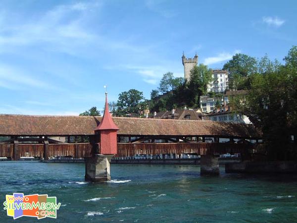 瑞士琉森 小花橋 Spreuerbrucke