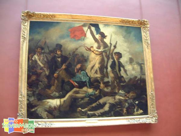 自由领导着人民 Liberty Leading the People, Eugene Delacroix 1830年作品