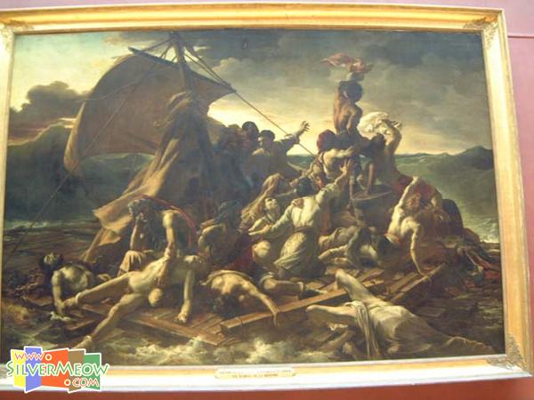 美杜莎之筏 The raft of the Medusa, 杰利柯 Theodore Gericault 1819年作品, 灵感来自1816年法国船难事件