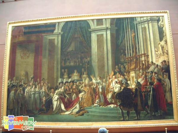 拿破仑加冕皇后图 The coronation of Emperor Napoleon and Empress Josephine, December 2, 1804, Jacques-Louis David 1706-1807年作品