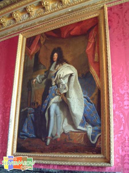 梵爾賽宮內部, 阿波羅廳 Le Salon d'Apollon, 路易十四畫像