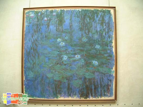 藍色睡蓮 Water Lillies at Giverny - 莫奈 Claude Monet 作品