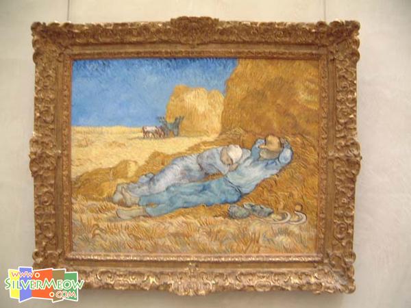 The Siesta (after Millet) - 梵高 Vincent van Gogh 作品