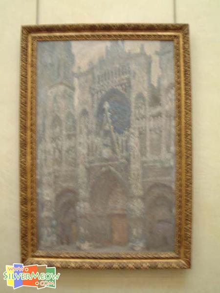 盧昂大教堂 Rouen Cathedral, the West Portal,Dull Weather, 莫奈 Claude Monet 1894年作品