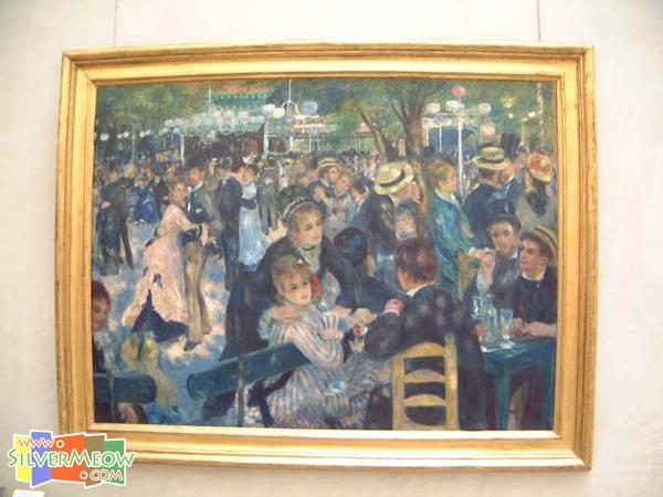 煎餅磨坊 Dance at Le Moulin de la Galette, Montmartre - 雷諾瓦 Auguste Renoir 1876年作品
