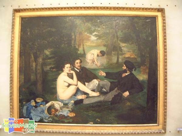 草地上的野餐 Le Dejeuner sur l'Herbe, 馬奈 Edouard Manet 1863年作品