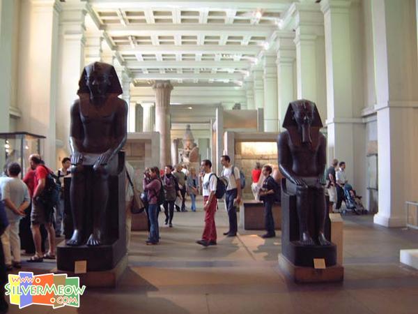館內展出古埃及文物