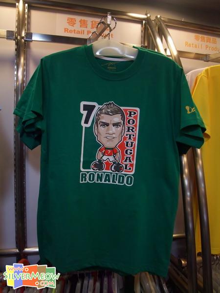 Q 版足球球星 T-shirt - 克里斯蒂亚诺.罗纳尔多 (葡萄牙)