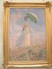 Lady With Parasol Facing Right - 莫奈 Claude Monet
