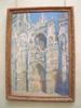 盧昂大教堂 Rouen Cathedral, the West Portal and Saint-Romain,Full Sunlight,Harmony in Blue and Gold, 莫奈 Claude Monet 1894作品