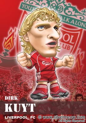 Soccer Player Caricature - Dirk Kuyt (Liverpool)