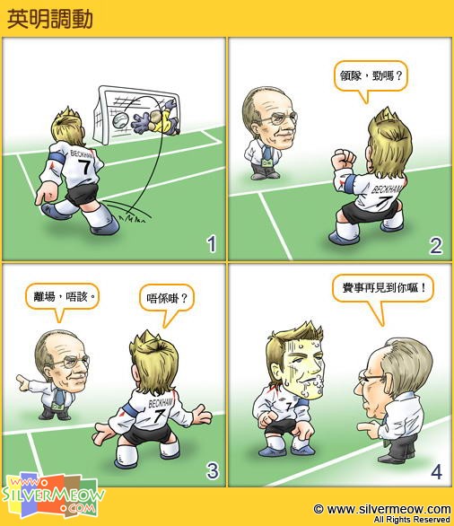 2006德國世界盃四格漫畫 2006-07-01