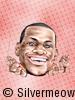 NBA 球星肖像漫畫 - 勒邦占士