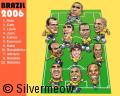 06年巴西足球国家队海报