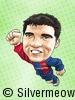 Soccer Player Caricature - Javier Saviola (Barcelona)