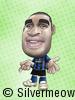 Soccer Player Caricature - Adriano (Inter Milan)