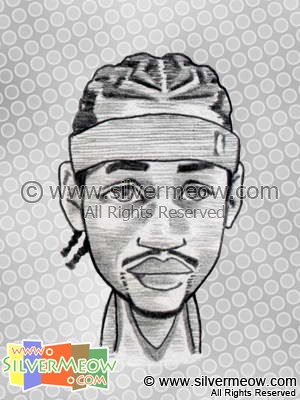 NBA 球星肖像漫畫 - 艾佛遜