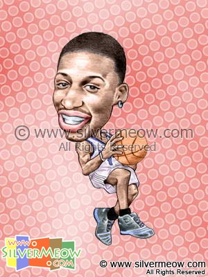 NBA Player Caricature - Tracy McGrady