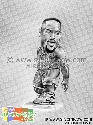 NBA 球星肖像漫画 - 阿朗佐莫宁