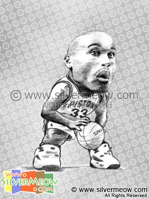 NBA 球星肖像漫畫 - 格蘭希爾