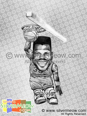 NBA 球星肖像漫画 - 帕特里克尤因