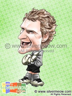 Soccer Player Caricature - Jens Lehmann (Arsenal)