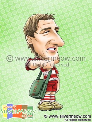 Soccer Player Caricature - Miroslav Klose (Bayern Munich)