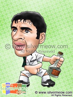 Soccer Player Caricature - Gary Speed (Bolton)