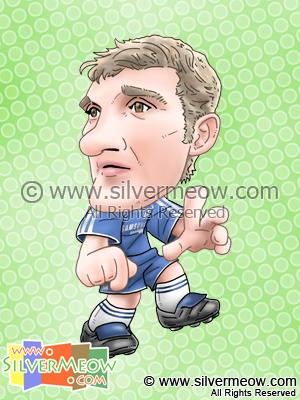 Soccer Player Caricature - Andriy Shevchenko (Chelsea)