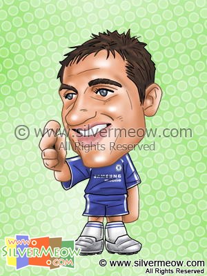 Soccer Player Caricature - Frank Lampard (Chelsea)