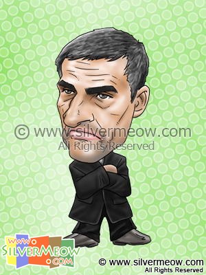 Soccer Player Caricature - Jose Mourinho (Chelsea)