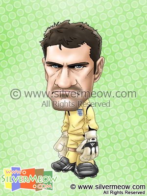 Soccer Player Caricature - Scott Carson (England)