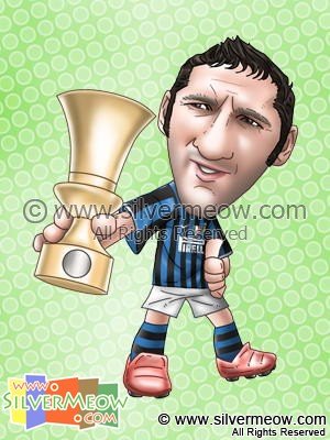 足球球星肖像漫画 - 马特拉齐 (国际米兰)