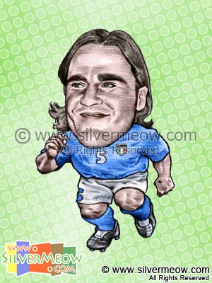 足球球星肖像漫畫 - 簡拿華路 (意大利)