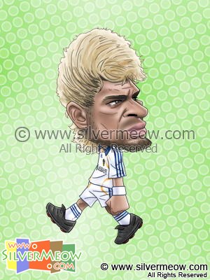 Soccer Player Caricature - Abel Xavier (LA Galaxy)