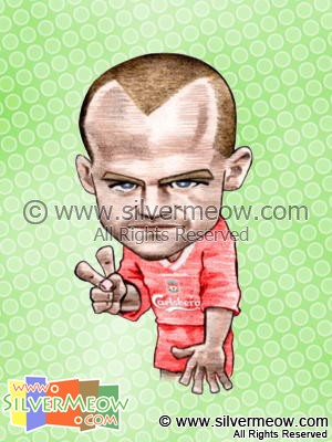 Soccer Player Caricature - Danny Murphy (Liverpool)