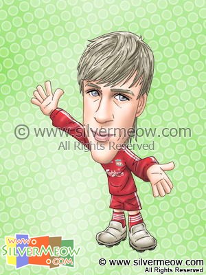 足球球星肖像漫畫 - 費蘭度托利斯 (利物浦)