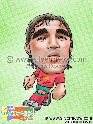 Soccer Player Caricature - Anderson Deco (Portugal)
