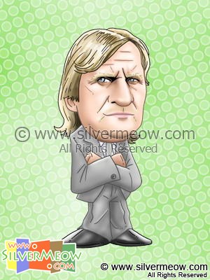 Soccer Player Caricature - Bernd Schuster (Real Madrid)