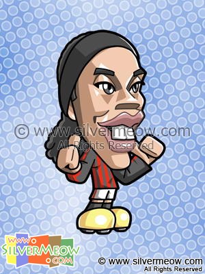 Soccer Toon - Ronaldinho (AC Milan)