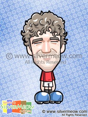 Soccer Toon - Owen Hargreaves (Manchester United)