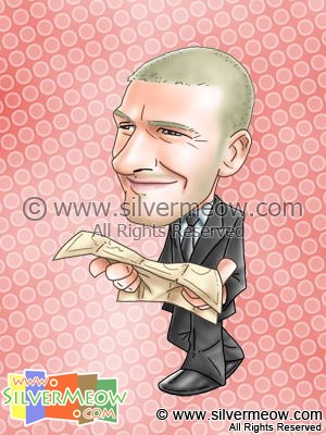 歌影視明星肖像漫畫 - David Beckham
